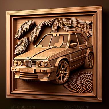 3D model BMW E34 (STL)